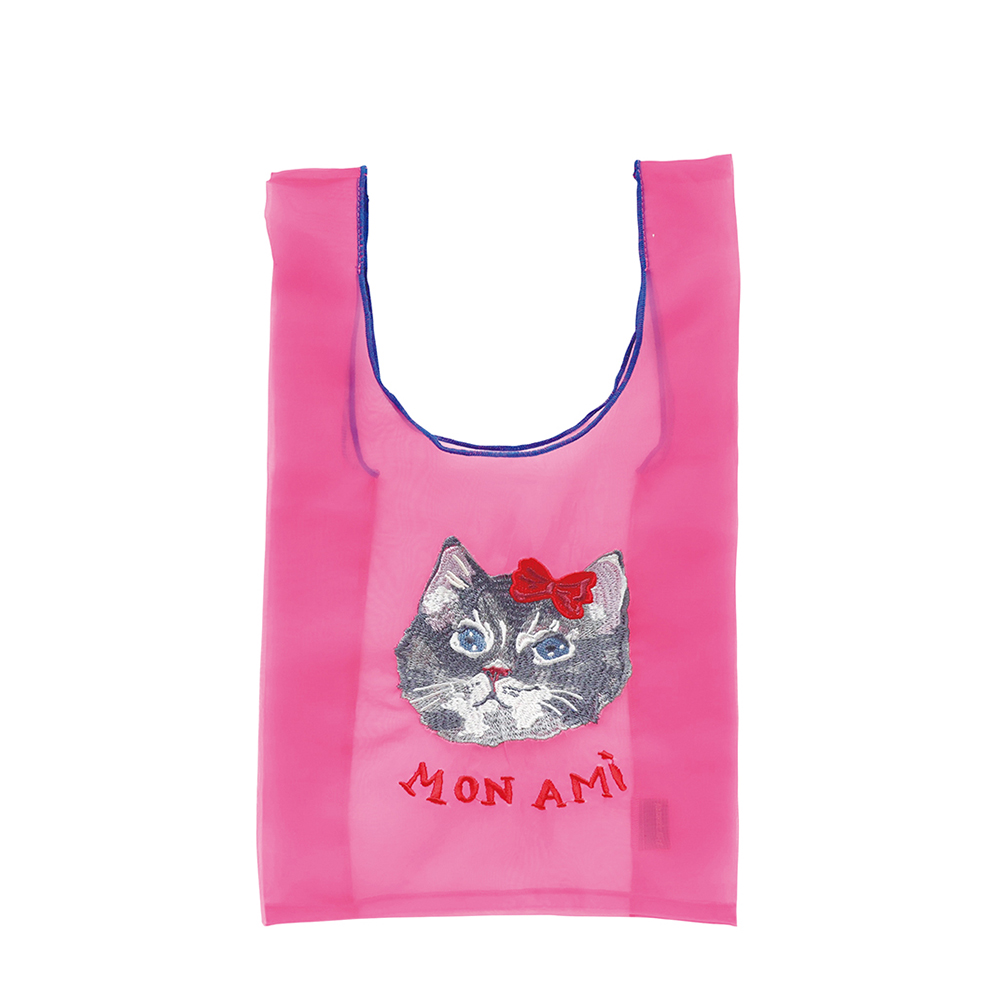 Nathalie Lete Organdy Bag S Black cat | 8000000works | エイト